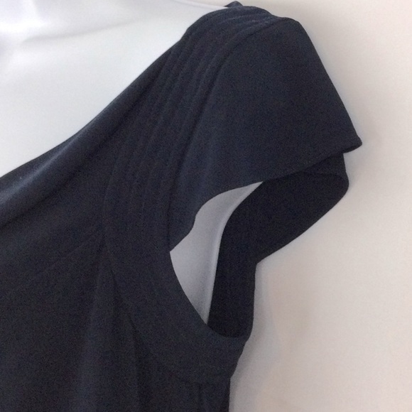 Michael Kors Drape Neck Cap Sleeve Top Sz S - Picture 3 of 10